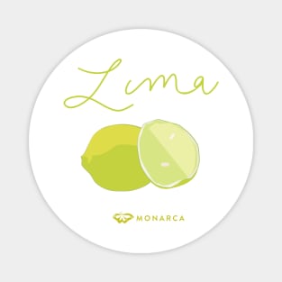 Fruits in Spanish - La Lima Magnet